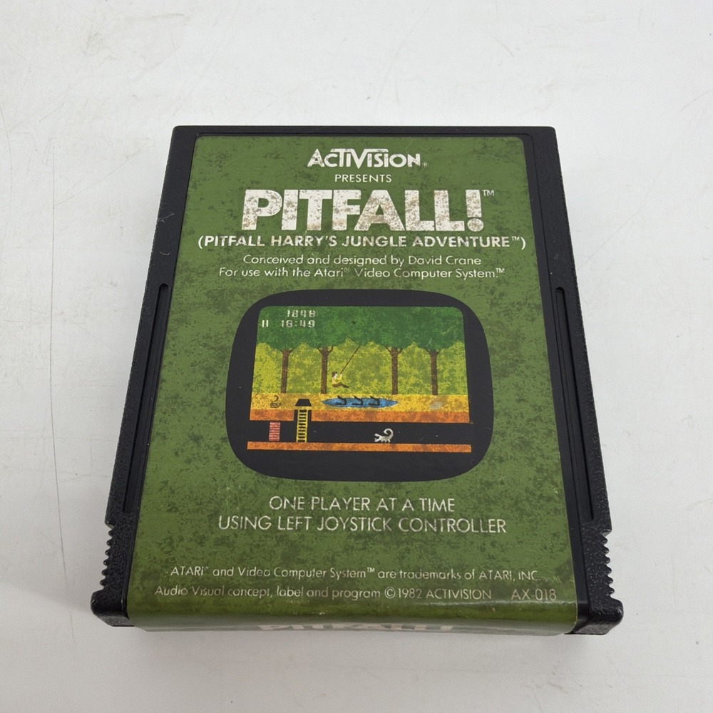 Pitfall Atari 2600 Activision Jungle Platform Adventure Classic Retro Cartridge